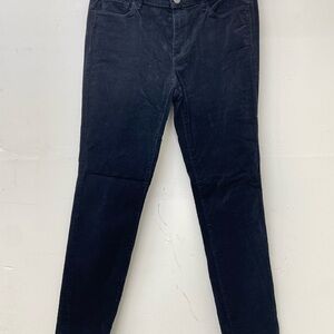 Ann Taylor Loft Pants Women Size 29/8 Blue, Corduroy, High Rise, Modern Skinny